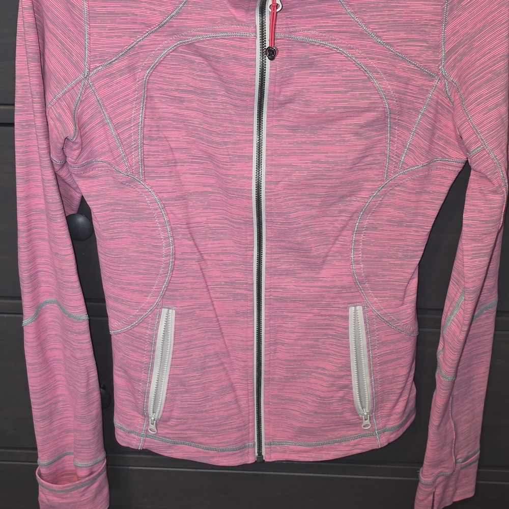 Lululemon Athletica Pink Bomber Jacket